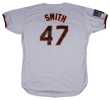 1994 Lee Smith Game Used and Signed Baltimore Orioles Road Jersey (Smith LOA)